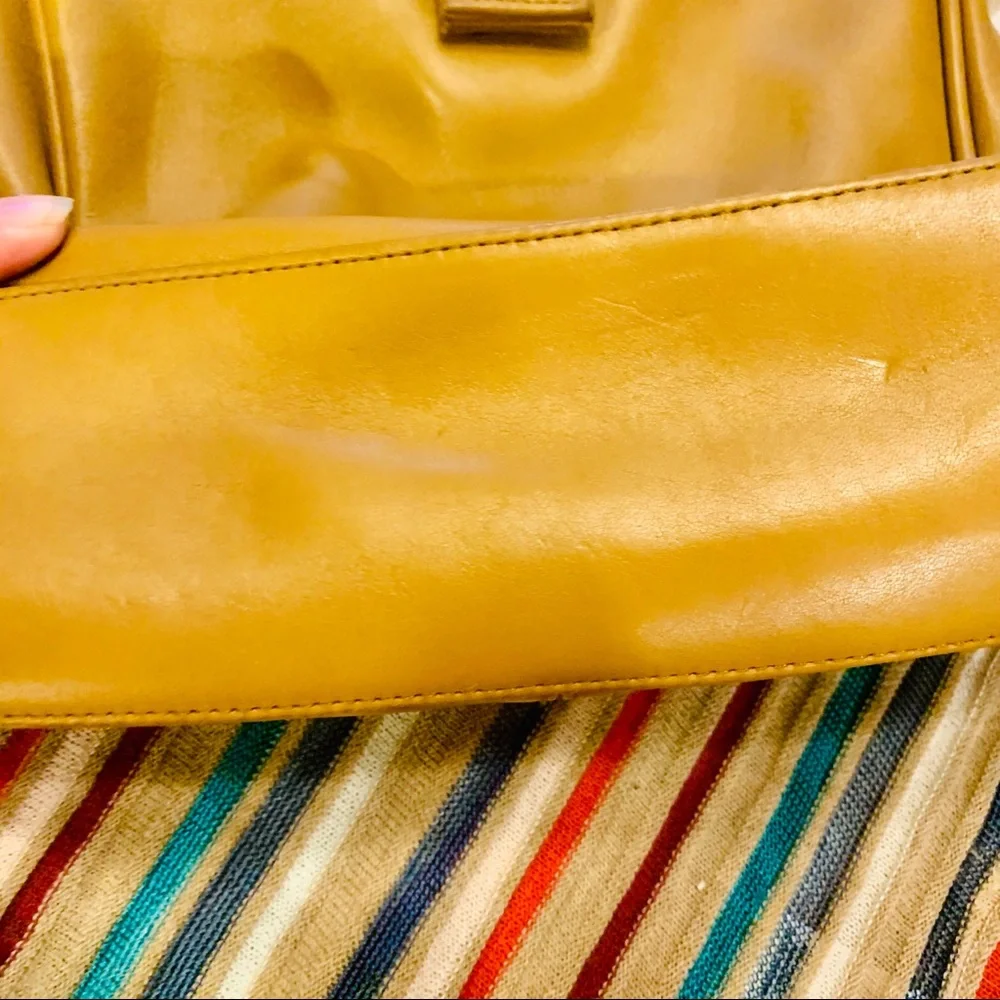 ⭐️ JACQUELINE FERRAR Brown Leather Purse - Picture 3 of 6